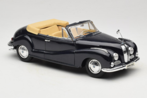 BMW 502 Kabriolet Čierny Maisto 1:18 31817 Kov – obrázok 6 z 8