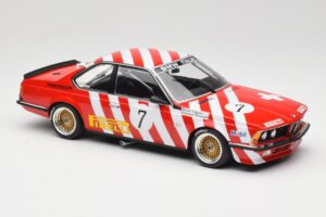 BMW 635 CSi E24 #7 BMW Italia G. Brancatelli / H. Kelleners Brno Grand Prix 1984 Minichamps 1:18 155842507 Kov – obrázok 4 z 6