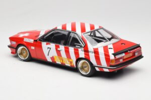 BMW 635 CSi E24 #7 BMW Italia G. Brancatelli / H. Kelleners Brno Grand Prix 1984 Minichamps 1:18 155842507 Kov – obrázok 5 z 6