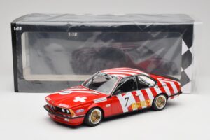 BMW 635 CSi E24 #7 BMW Italia G. Brancatelli / H. Kelleners Brno Grand Prix 1984 Minichamps 1:18 155842507 Kov – obrázok 6 z 6