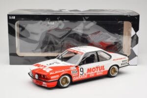 BMW 635 CSi E24 #9 Hollinger / P. Giroix Garage du Bac 24 Hours of Spa 1984 Minichamps 1:18 155842509 Kov – obrázok 6 z 6