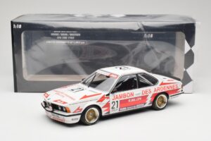 BMW 635CSi E24 Team Brun Motorsport #21 H. Grohs / T. Boutsen Spa 24 Hours 1985 Minichamps 1:18 155852521 Kov – obrázok 6 z 6