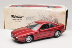 BMW 850i E31 Červený Tchibo 1:18 36157 Kov – obrázok 8 z 8