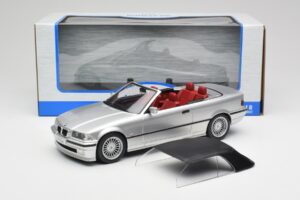 BMW Alpina B3 E36 3.2 Kabriolet Arctic Silver MCG 1:18 MCG18322 Kov – obrázok 8 z 8