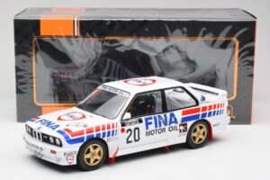 BMW E30 M3 #20 M. Duez / A. Lopes 1000 Lakes Rally 1989 IXO 1:18 18RMC132 Kov – obrázok 6 z 6
