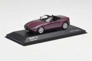 BMW Z1 E30 Fialový Metalíza Minichamps 1:43 400020101 Kov – obrázok 2 z 5