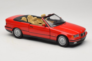 BMW 3 Series E36 Kabriolet Červený UT Models 1:18 BMW005 Kov – obrázok 6 z 8