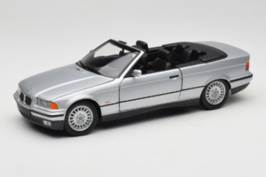 BMW 3 Series E36 Kabriolet Strieborný UT Models 1:18 BMW008 Kov