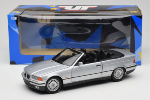 BMW 3 Series E36 Kabriolet Strieborný UT Models 1:18 BMW008 Kov – obrázok 8 z 8
