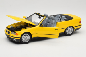 BMW 3 Series E36 Kabriolet Žltý UT Models 1:18 BMW007 Kov – obrázok 2 z 8