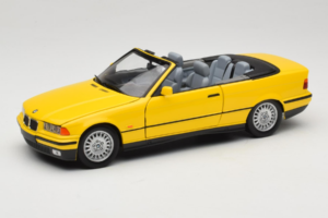 BMW 3 Series E36 Kabriolet Žltý UT Models 1:18 BMW007 Kov
