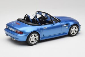 BMW Z3 E36 M Roadster Estoril Blue Bburago 1:18 3349-M1 Kov – obrázok 3 z 8