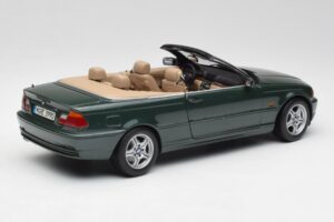 BMW 3 E46 Kabriolet Zelený Kyosho 1:18 80430009757 Kov – obrázok 3 z 8