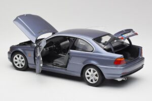 BMW 318Ci E46 Modrý Kyosho 1:18 80439411583 Kov – obrázok 5 z 8