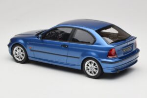 BMW 318ti E46 Compact Estoril Blue Otto 1:18 OT462 Živica – obrázok 5 z 6