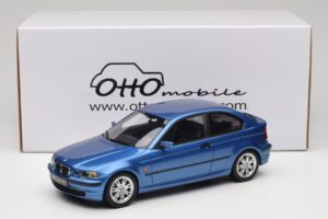 BMW 318ti E46 Compact Estoril Blue Otto 1:18 OT462 Živica – obrázok 6 z 6