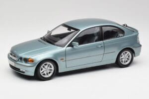 BMW 325Ti E46 Compact Svetlomodrý Metalíza Kyosho 1:18 80430024439 Kov