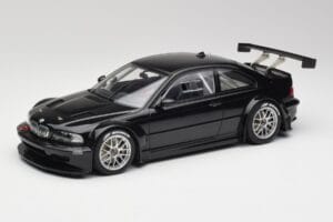 BMW M3 GTR E46 Plain Body Jet Čierny AUTOart 1:18 80447 Kov
