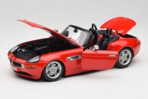 BMW Z8 E52 Červený Bburago 1:18 Z8001 Kov – obrázok 2 z 8