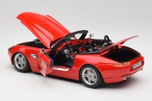 BMW Z8 E52 Červený Bburago 1:18 Z8001 Kov – obrázok 5 z 8