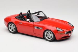 BMW Z8 E52 Červený Bburago 1:18 Z8001 Kov – obrázok 6 z 8