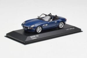 BMW Z8 E52 Topaz Modrý Minichamps 1:43 431028740 Kov – obrázok 2 z 5