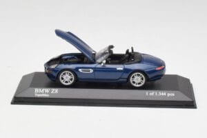 BMW Z8 E52 Topaz Modrý Minichamps 1:43 431028740 Kov – obrázok 4 z 5