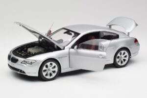 BMW 645Ci E63 Strieborný Kyosho 1:18 80430153285 Kov – obrázok 2 z 8