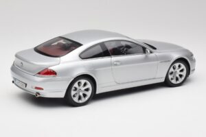 BMW 645Ci E63 Strieborný Kyosho 1:18 80430153285 Kov – obrázok 3 z 8