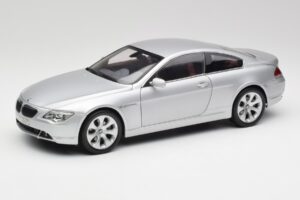 BMW 645Ci E63 Strieborný Kyosho 1:18 80430153285 Kov