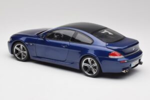 BMW M6 E63 Modrý Kyosho 1:18 80430413351 Kov – obrázok 7 z 8