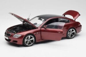 BMW M6 E63 Červený Kyosho 1:18 80430398134 Kov – obrázok 2 z 8
