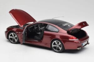 BMW M6 E63 Červený Kyosho 1:18 80430398134 Kov – obrázok 5 z 8