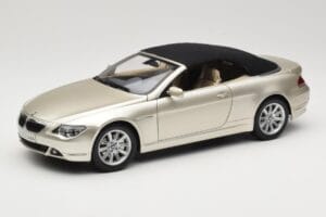 BMW 6 Series E64 Cabriolet Mineral Silver Metallic Kyosho 1:18 80430153437 Kov – obrázok 3 z 9