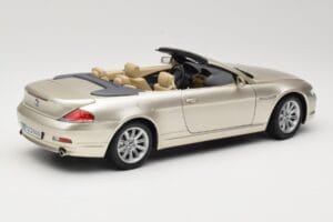 BMW 6 Series E64 Cabriolet Mineral Silver Metallic Kyosho 1:18 80430153437 Kov – obrázok 4 z 9