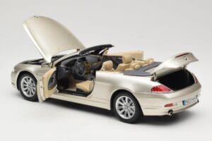 BMW 6 Series E64 Cabriolet Mineral Silver Metallic Kyosho 1:18 80430153437 Kov – obrázok 6 z 9