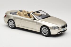 BMW 6 Series E64 Cabriolet Mineral Silver Metallic Kyosho 1:18 80430153437 Kov – obrázok 7 z 9