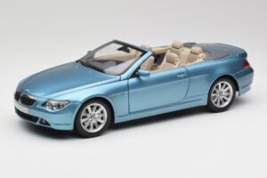 BMW 6 E64 Kabriolet Svetlomodrý Kyosho 1:18 80430153440 Kov
