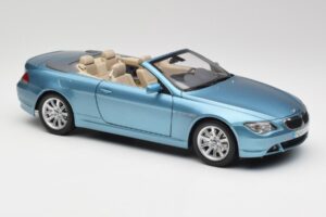 BMW 6 E64 Kabriolet Svetlomodrý Kyosho 1:18 80430153440 Kov – obrázok 6 z 8