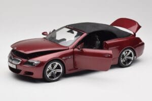 BMW M6 E64 Kabriolet Červený Kyosho 1:18 80430417423 Kov – obrázok 2 z 8