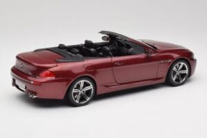 BMW M6 E64 Kabriolet Červený Kyosho 1:18 80430417423 Kov – obrázok 3 z 8