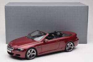 BMW M6 E64 Kabriolet Červený Kyosho 1:18 80430417423 Kov – obrázok 8 z 8