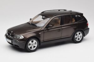BMW X3 E83 3.0d Tmavo Hnedý Metalíza Kyosho 1:18 80430300736 Kov