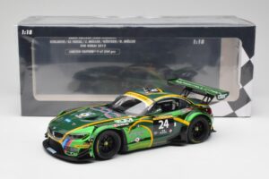 BMW Z4 E89 GT3 #24 Saudi Falcons K. Al Faisal / A. Binladen Dubai 24 Hours 2013 Minichamps 1:18 151132324 Kov – obrázok 6 z 6