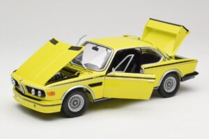 BMW 3.0 CSL E9 Žltý Minichamps 1:18 180029028 Kov – obrázok 2 z 8