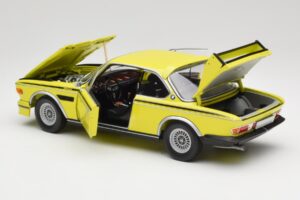 BMW 3.0 CSL E9 Žltý Minichamps 1:18 180029028 Kov – obrázok 5 z 8