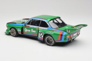 BMW 3.5 CSL E9 Gruppe 5 #12 H. Quester / G. Nilsson Zeltweg Winner 1976 Minichamps 1:18 180762012 Kov – obrázok 7 z 8