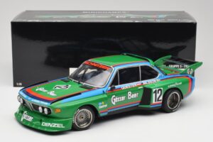 BMW 3.5 CSL E9 Gruppe 5 #12 H. Quester / G. Nilsson Zeltweg Winner 1976 Minichamps 1:18 180762012 Kov – obrázok 8 z 8