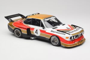BMW 3.5 CSL E9 Gruppe 5 #4 J. Fitzpatrick / T. Walkinshaw Silverstone Winner 1976 Minichamps 1:18 180762004 Kov – obrázok 6 z 8