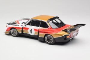 BMW 3.5 CSL E9 Gruppe 5 #4 J. Fitzpatrick / T. Walkinshaw Silverstone Winner 1976 Minichamps 1:18 180762004 Kov – obrázok 7 z 8